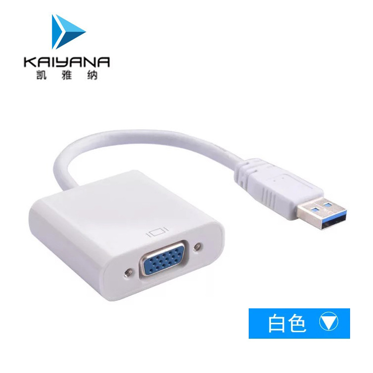 USB a VGA convertidor ordenador 3,0 transferencia externa interfaz gráfica proyector pantalla HD cable
