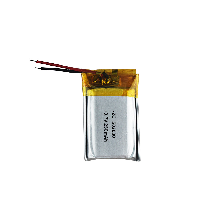 3.7V聚合物锂电池250mAh 智能玩具 502030蓝牙音箱电池 电筒电池