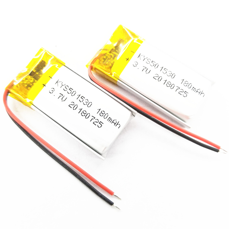智能手环聚合物501530 451530 3.7V 180mAh 501528现货锂电池