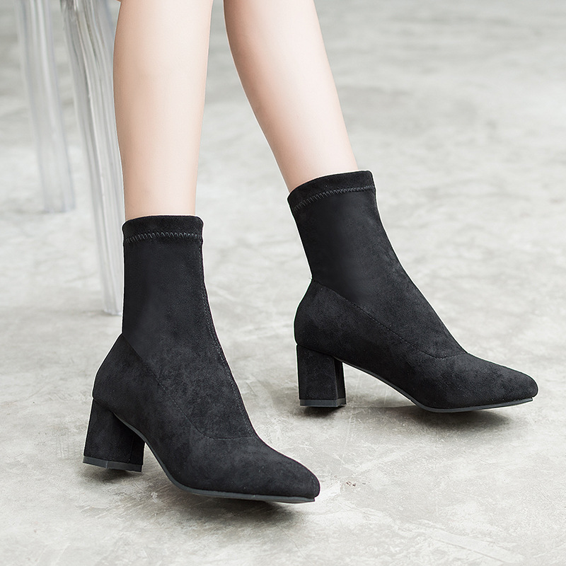 Bottes femme en Daim - Ref 3354891 Image 1