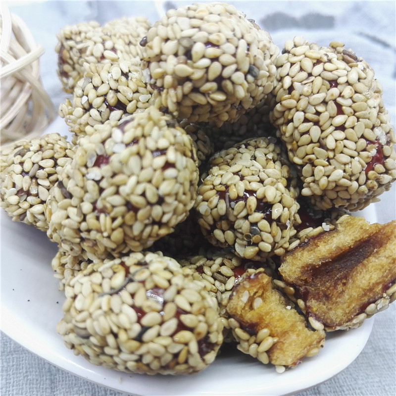 芝麻香酥脆枣无核酥脆大枣250g每袋 新疆空心嘎嘣脆枣零食|ru