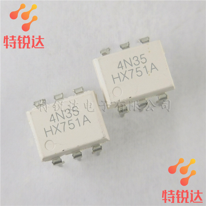 4N35M DIP-6直插 光晶体管输出光耦合器 FAIRCHILD/仙童原装 4N35