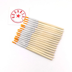 Factory supply pointed nylon single 6 pcs 12 pcs DIY eyebrow pencil brush nail art makeup brush