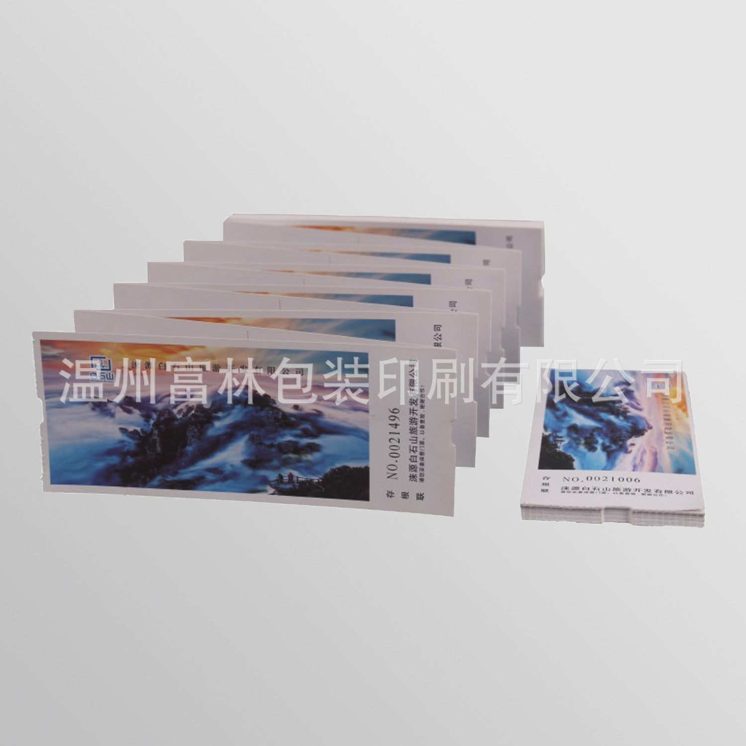 厂家低价定做定制双面印刷二维码热敏电影观影券  电影兑换券