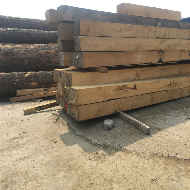 供应： 矿用枕木 7号单开道岔枕木 防腐木枕 浸油木枕 松子木厂家