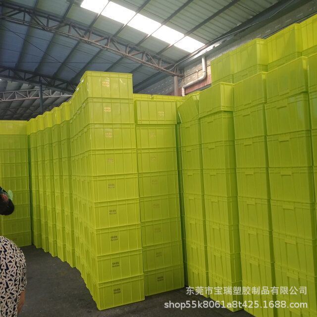 加厚餐饮箱 工业周转物流箱 耐摔五金箱 注塑汽配零件周转箱