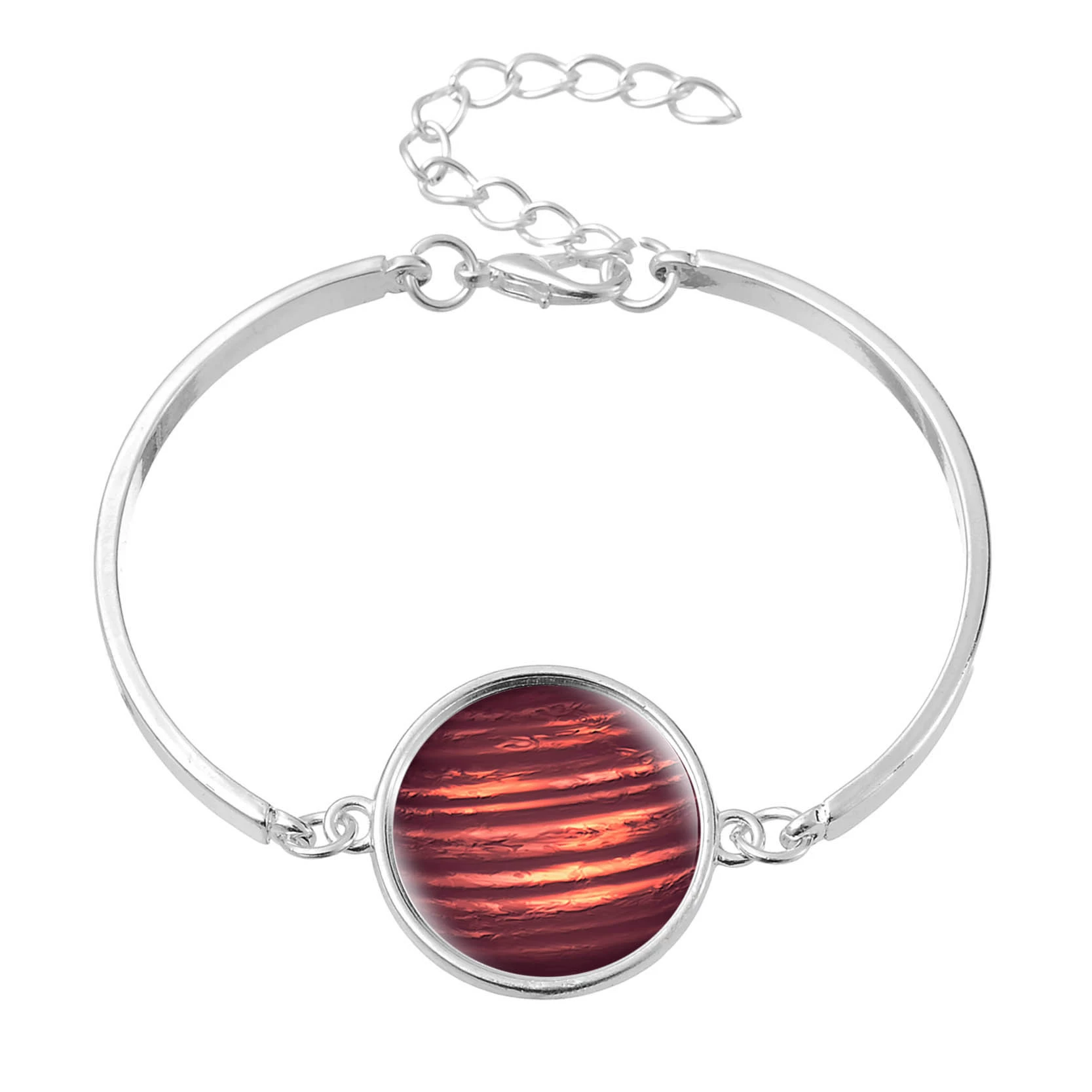 Луна, звёздное небо, модный металлический браслет, 2018 год, Aliexpress, новая коллекция, с камнем, европейский стиль