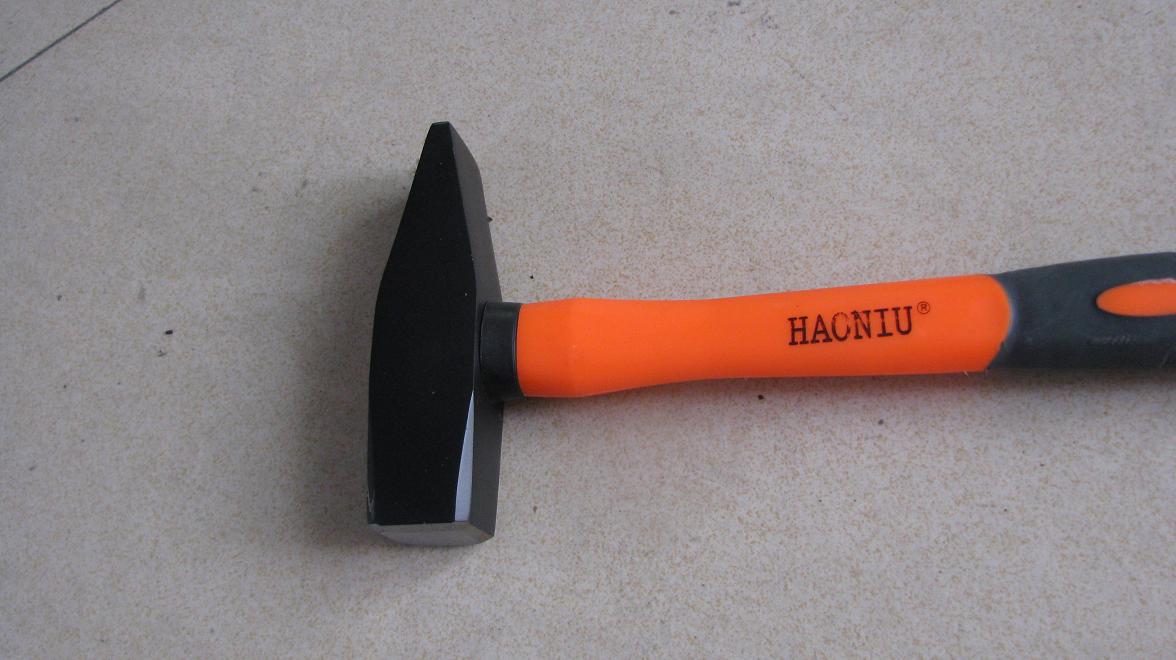 厂家生产加工45号碳钢锻打包塑柄钳工锤3000克