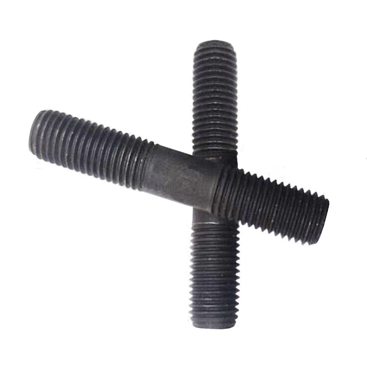 厂家直销 国标高强度双头螺栓  全螺纹螺柱 全牙螺柱 发黑双头