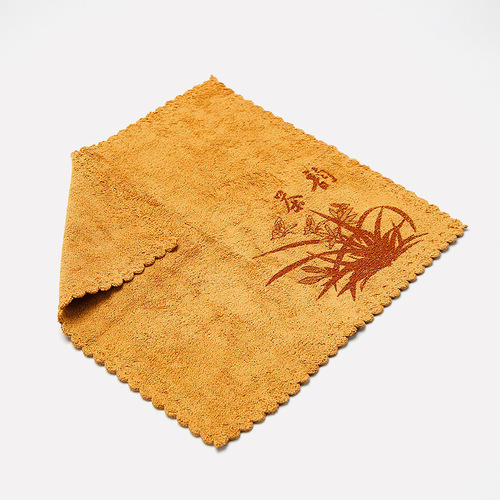 [Source Factory] Large tea towel is absorbent and thickened, coffee table rag, tea set accessories, customized tea towel, 100% cotton