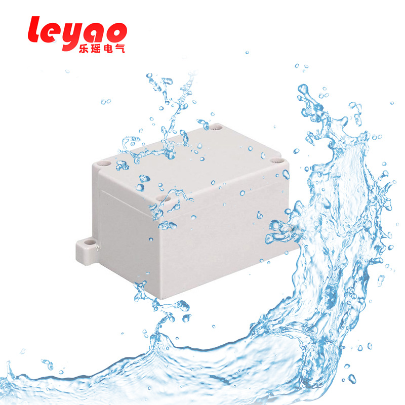 4位自带铜接线端子盒塑料防水接线盒ABS端子接线盒防水盒DS-PG-4P