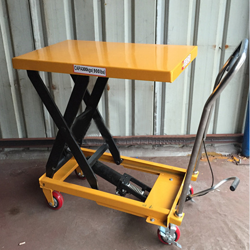 手动液压平台车 移动式液压升降机 搬运车模具起重作业手推小平台