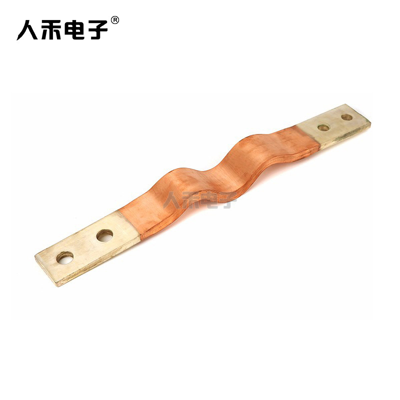 厂家 铜箔软连接 电源连接大电流软连接 加工高分子扩散焊紫铜排