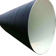 供應環氧煤瀝青漆防腐螺旋鋼管   流體管道環氧樹脂漆螺旋管