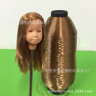 Образец индивидуальной PA Nylon BJD Hood Phig парик маленький салон салон -резиновая трансплантация головка куклы