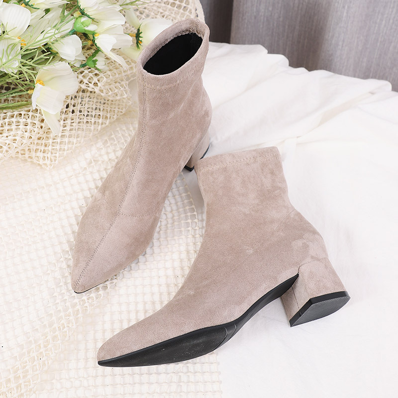 Bottes femme en Daim - Ref 3355214 Image 11