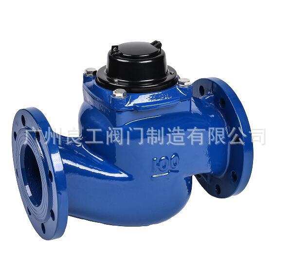 厂家直供垂直螺翼可拆式机械水表WS系列水表 法兰水表