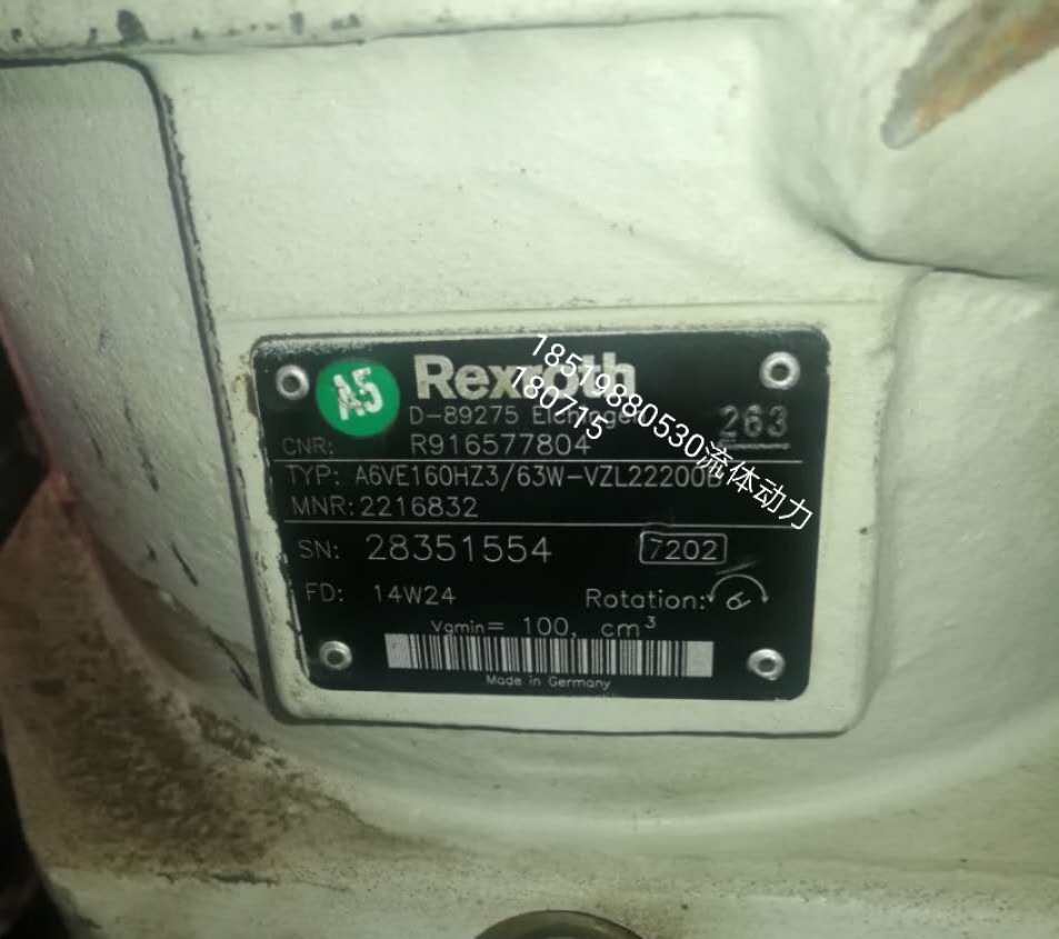 A6VE160HZ3/63W-VZL22200B,MNR22