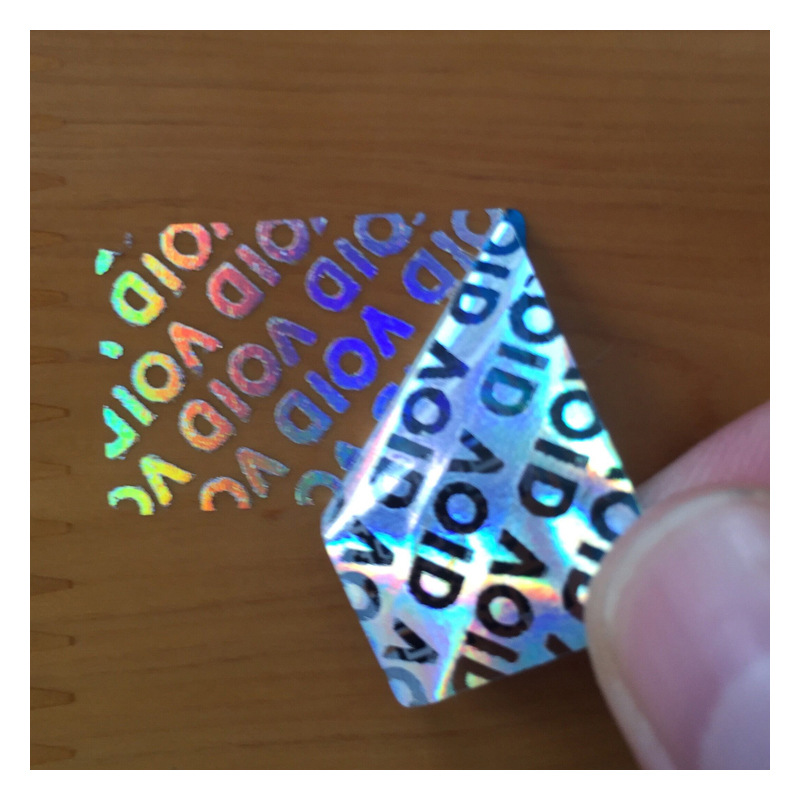 源頭工廠 VOID鐳射防揭 防竄貨 溯源二維碼標簽防僞標簽