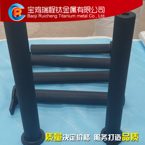 钌铱钛阳极 电解消毒水用钛电极 贵金属涂层钛电极管