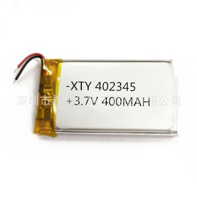 聚合物锂电池402345 400MAH 补水仪脸部加湿器锂电池