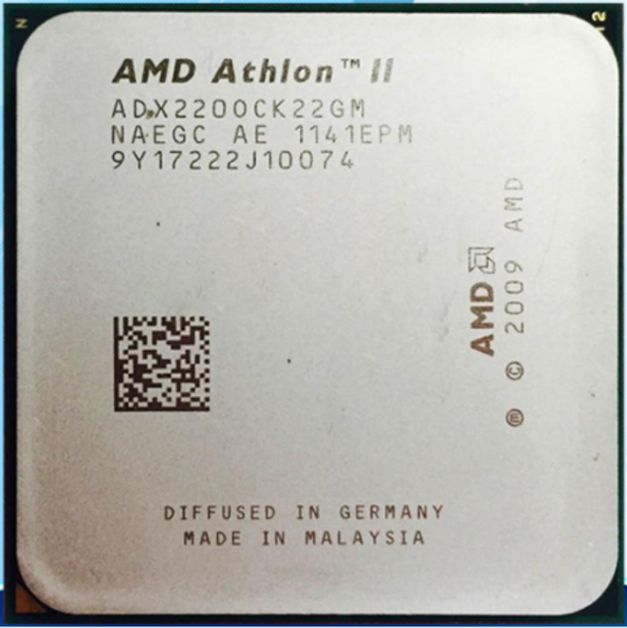 AMD Athlon II X2 270 CPU 3.4GHz 45纳米AM3/938针 散片机械硬盘