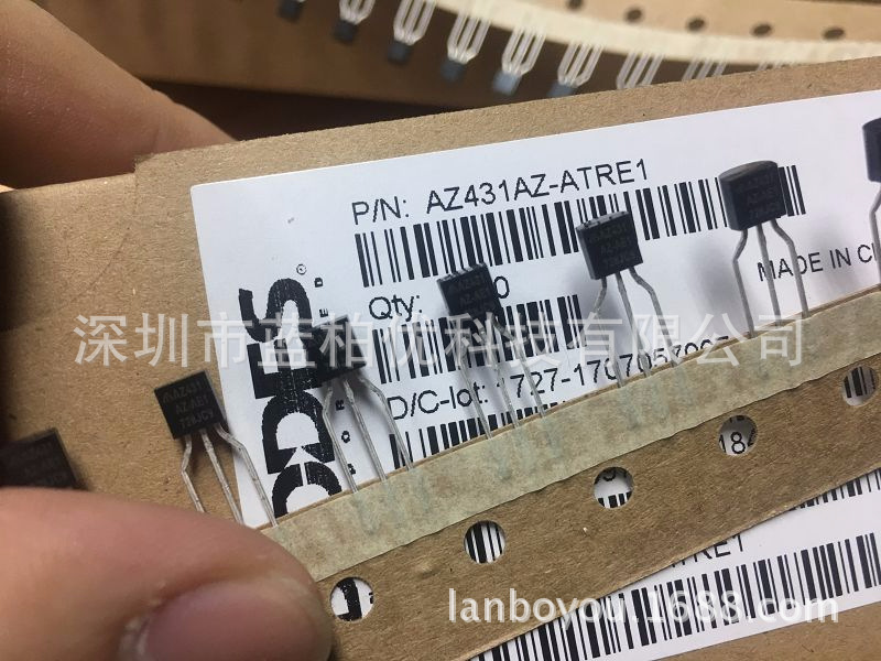 直插件三极管 AZ431AZ AZ431AZ-ATRE1 TO-92 排带编带 手上现货
