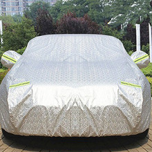厂家直销定制 汽车铝膜车衣 防晒防水防尘  一件代发加厚车衣