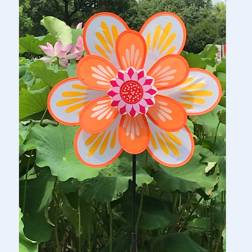 双层布 印橘色烟花