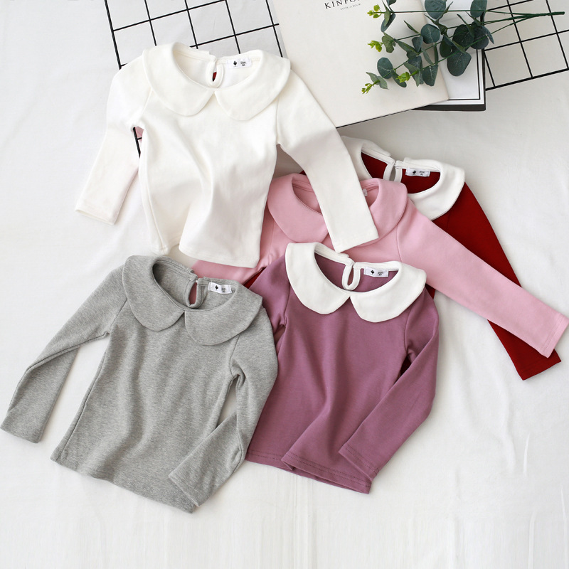 Style Simple Couleur Unie Coton T-chemises Et Blouses display picture 1