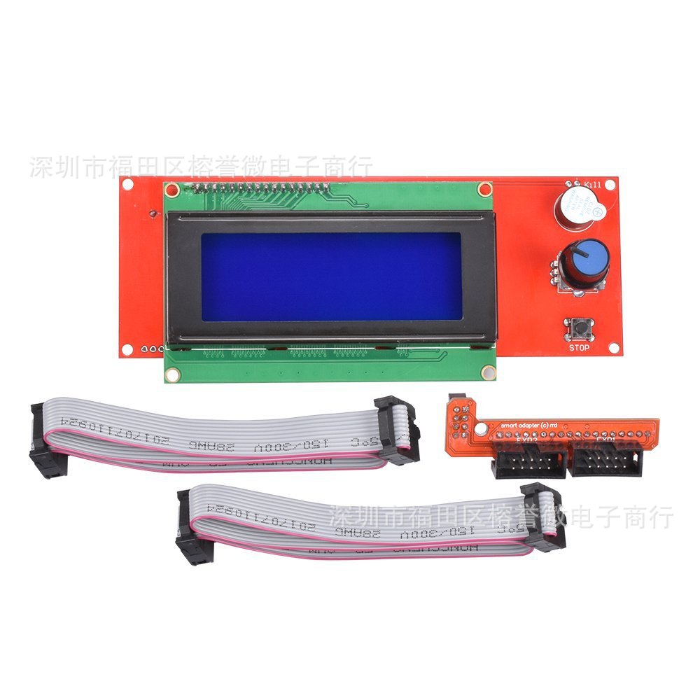 3D打印机DIY配件 RAMPS1.4 LCD2004液晶智能控制器 显示屏模块