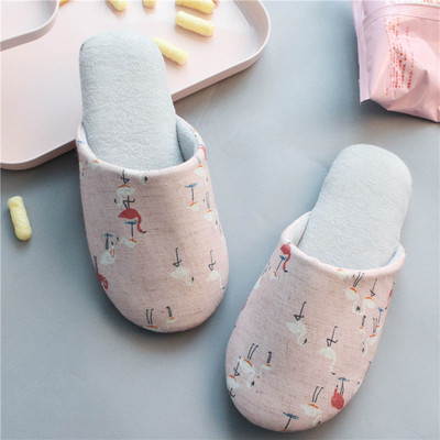北歐可愛小動物系列兒童棉麻家居拖鞋 不壹樣的小物件暖心有愛