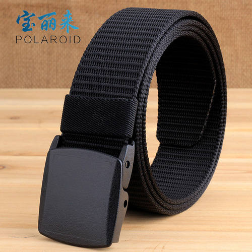 ENNIU YKK buckle, thickened nylon belt, security inspection belt, outdoor belt, belt can be customized with LOGO