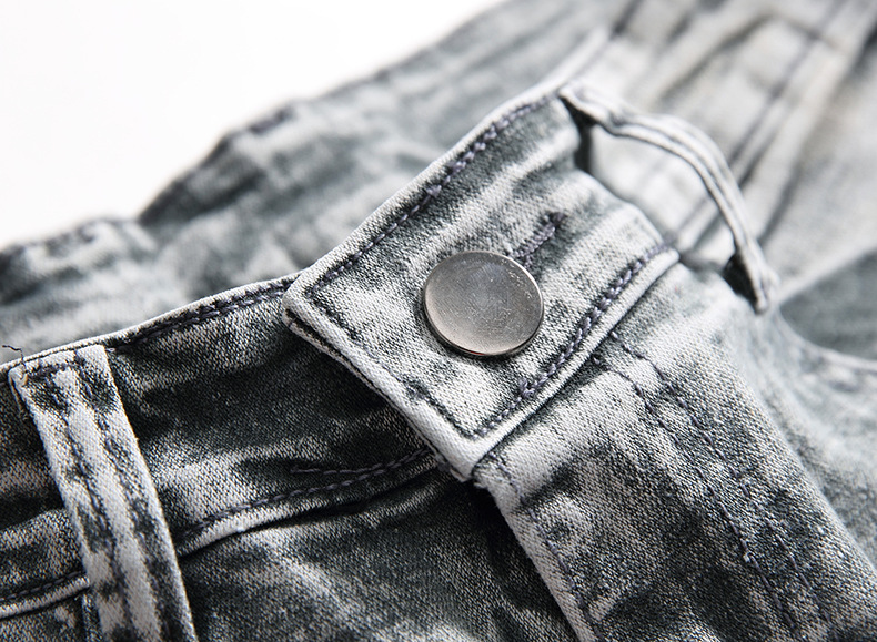 Jeans nuovi da uomo, alla moda, casual, retrò, ricamati, lavati, a gamba dritta_voghion.com
