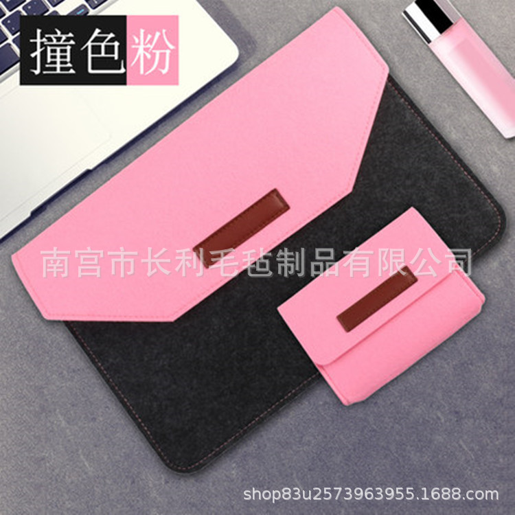 Factory supply hand felt bag felt computer bag felt tablet computer bag file bag custom logo