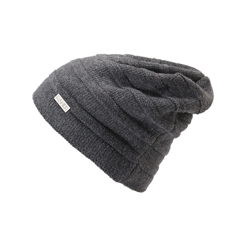 Gestrickte Samtwoll-beanie Für Damen Und Herren Mit Ohrenschutz_voghion.com