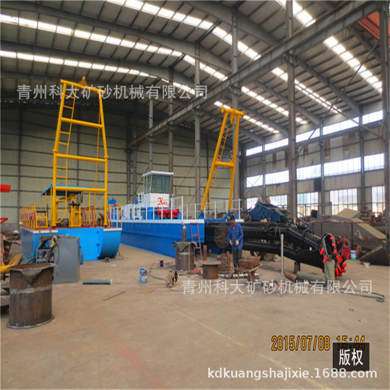 河道环保清淤船 绞吸式挖泥船 12寸绞刀船