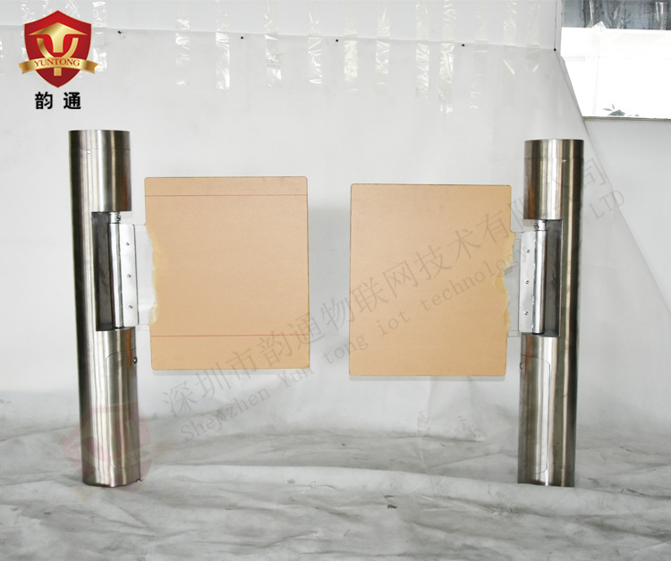 圆柱亚克力摆闸 超市摆闸 自动感应 电动开门机 一卡通门禁|ms