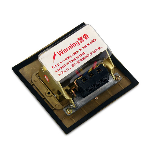 Factory direct sales floor socket slow spring floor socket all copper waterproof five-hole hidden floor socket multi-functional household