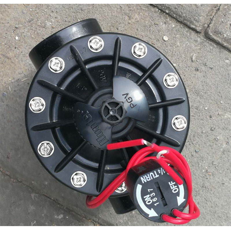 EE.UU. Hunter PGV101 PV201B solenoide, solenoide de jardinería, boquilla giratoria enterrada