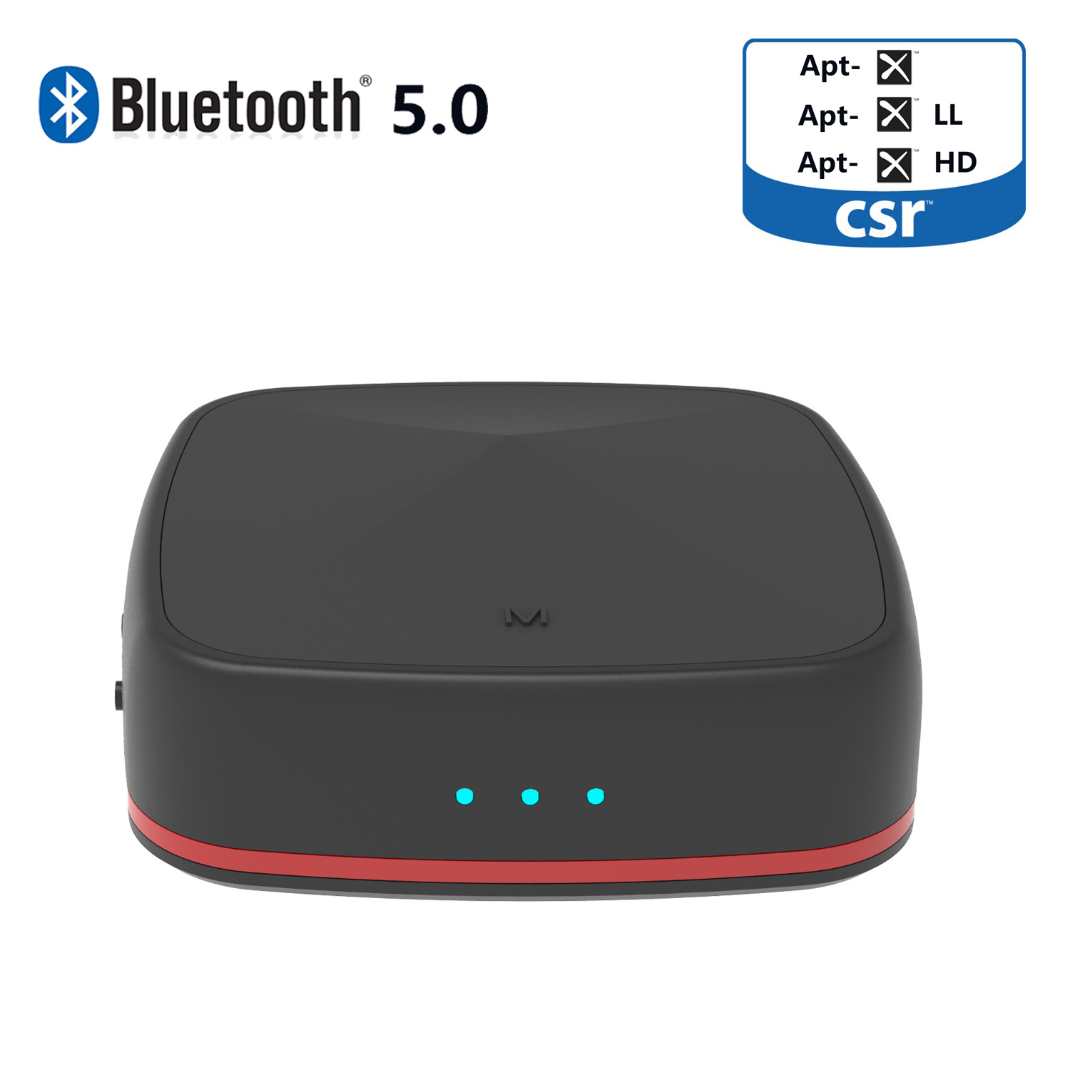CSR8675光纤蓝牙适配器 5.0二合一音频接收发射器高保真无损APTX
