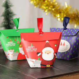 新款韩式礼品包装盒Christmas礼盒用品Q557圣诞节喜糖盒糖果盒