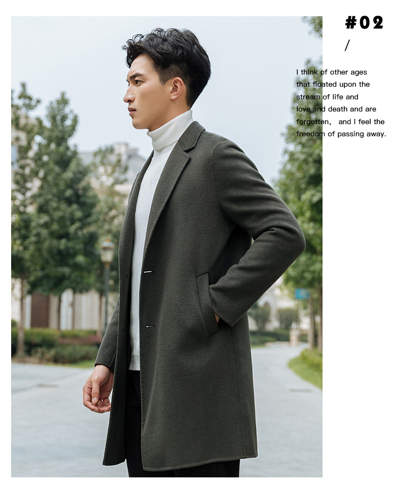 Manteau homme en Laine - Ref 3419077 Image 28