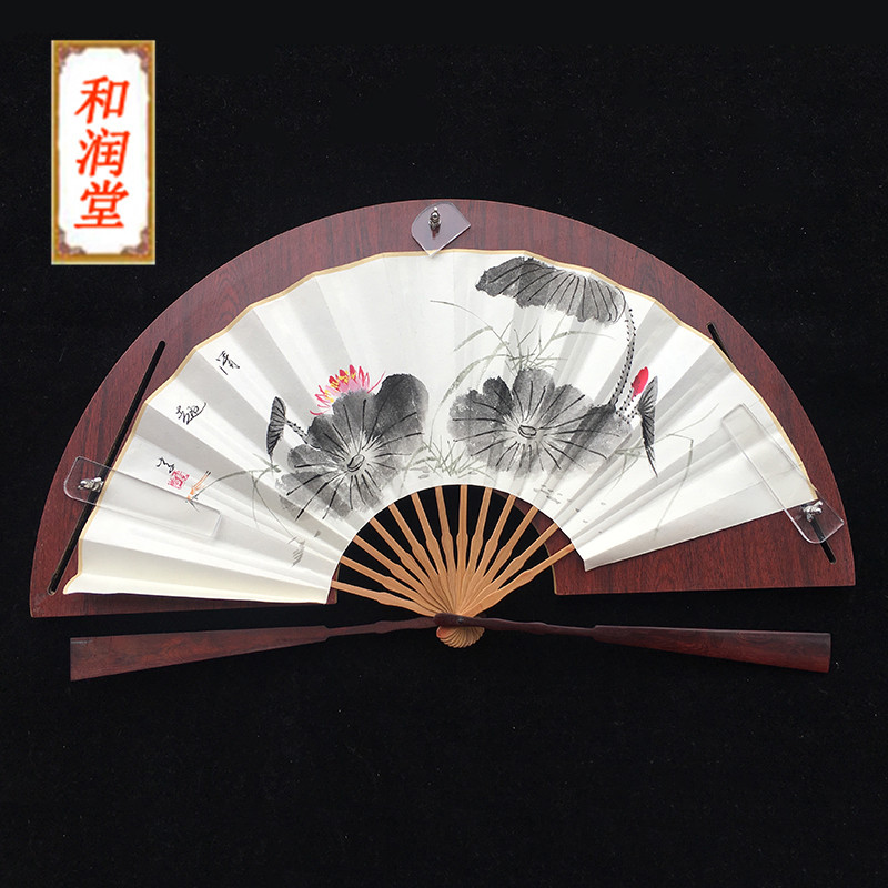 创作用画板扇面 定制固定板折扇 手绘空白工具扇夹板工艺品|ms