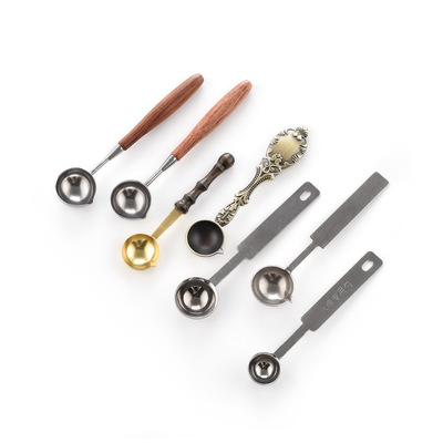 厂家直销 火漆 勺子 印章 蜡专用勺封印 汤匙 火漆蠟 调羹|ru