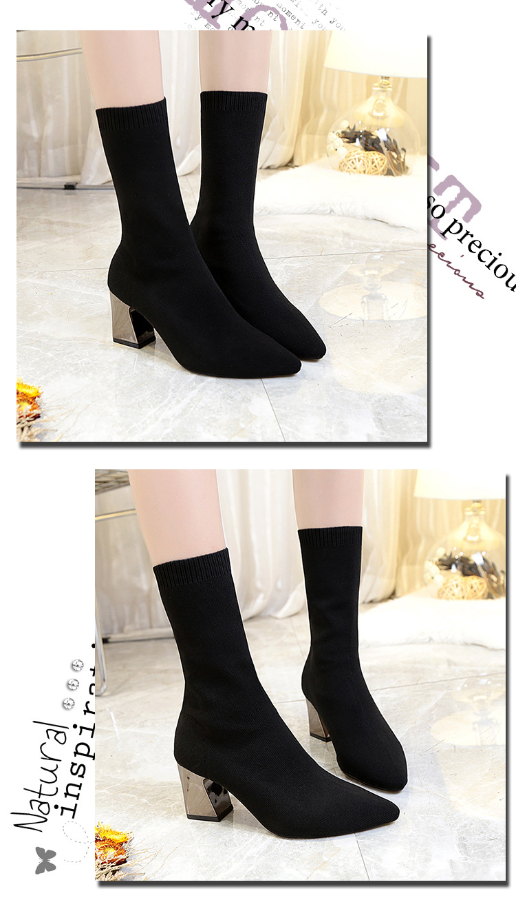 Bottes femme en Volant tissé élastique - Ref 3354781 Image 11