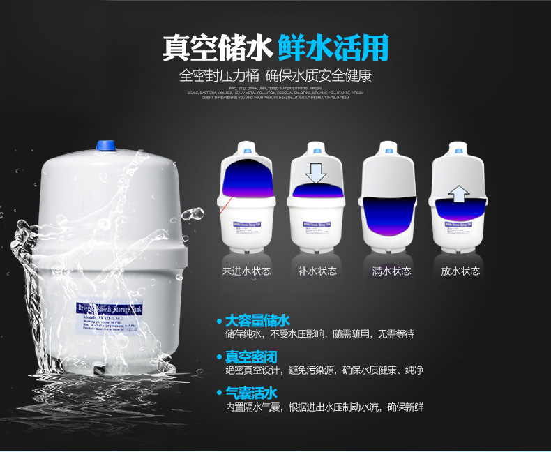 压力桶原理-RO机共用