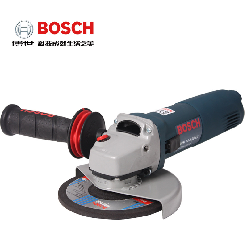 博世BOSCH角磨机大功率1400W手持切割机打磨机磨光机GWS14-150CI