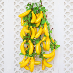 Simulated fruit banana hanging skewers vegetable skewers cross-border farmhouse hotel hot pot restaurant soft decoration shooting props