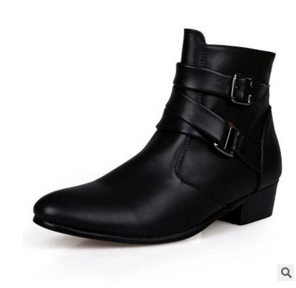 Botas de hombre más tamaño 45 46 tamaño al por mayor transfronterizo deseo AliExpress botas altas eBay Amazon cuero